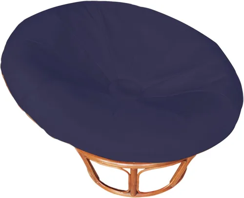 Vista 12 de Papasan - Funda de cojín para silla, cojín para interiores y exteriores, impermeable, con banda elástica diseñada para cojín Papasan