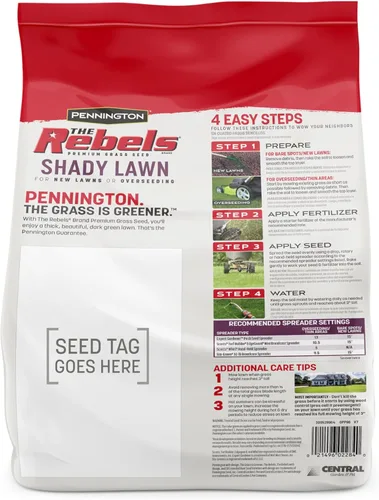 Vista 13 de Pennington The Rebels mix de semillas de césped Tall Fescue para zonas sombrías, 3 libras