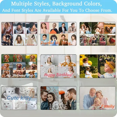 Vista 4 de Tapete personalizado para puerta con imagen, logotipo, nombre, texto, antideslizante, lavable, personalizado, rectangular, tapete para suelo