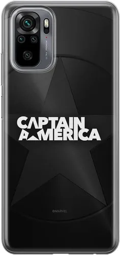 Vista 10 de ERT GROUP Funda para Xiaomi REDMI Note 10/10S Original y Oficialmente Licenciada Marvel Patrón Capitán América 002 adaptado de manera óptima a