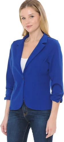 Vista 4 de MINEFREE Chaqueta de punto para mujer, ligera, informal, de manga 34 (S-3XL)