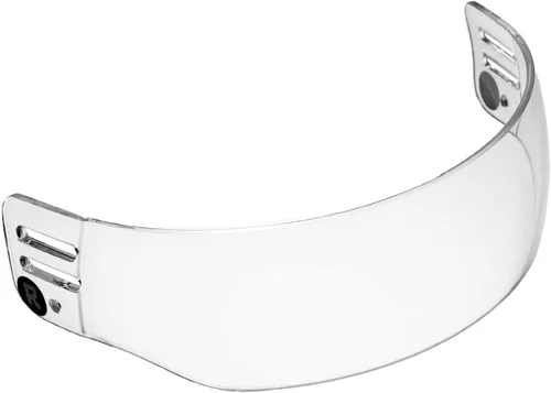 Vista 5 de Ronin - Visera de hockey con revestimiento antiarañazos, resistente a los impactos, ajuste universal para casco, certificado CE