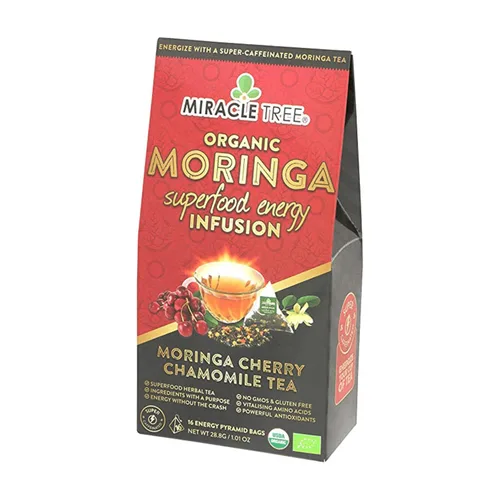 Vista 12 de Miracle Tree 's Energizing Moringa Infusion - Chai Mezcla súper cafeína Alternativa de café saludable, perfecta para concentrarse Certificado