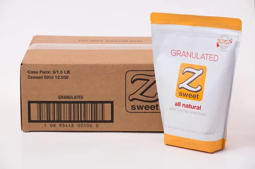 Vista 3 de Z SWEET Edulcorante natural sin calorías, granulado de 24 onzas, sin OMG, sin gluten, sin impacto glucémico, alternativa al azúcar de eritritol