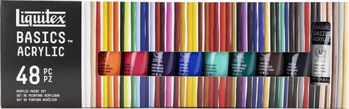Vista 10 de Liquitex BASICS - Juego de pintura acrílica, 6 tubos de 22ml (0.74 onzas), fluorescente