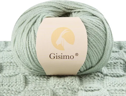 Vista 34 de 100% lana merino para tejer y ganchillo, hilo lujoso y suave de 6 cabos para tejer y crochet a mano, 1.76 oz/50 g, 127 yardas/116 metros
