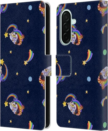 Vista 50 de Head Case Designs Officially Licensed Carla Morrow Colorful Space Dice Patterns Leather Wallet Case Compatible with Samsung Galaxy A07 4G