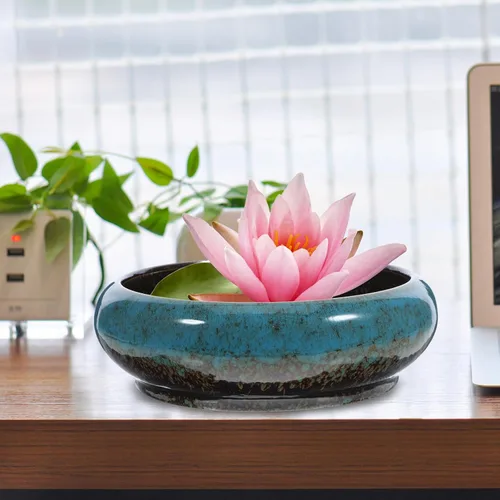 Vista 4 de GANAZONO Jardinera para plantas de agua, macetas de lirio de agua