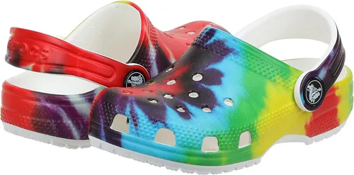 Vista 7 de Crocs Unisex-Child Classic Tie Dye Clogs (Little Big Kid)