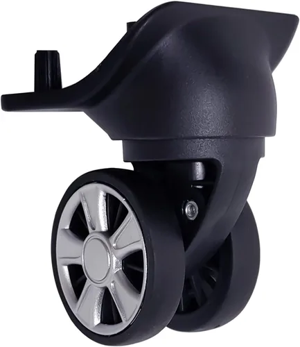 Vista 4 de Replacement Luggage Wheels Repair Suitcase Bag Parts Spinner Wheels Casters Black A Pair 2 pcs