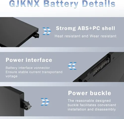 Vista 3 de GJKNX - Batería 68WH 7.6V compatible con Dell Latitude 5480 5490 5580 5590 5280 5491 5488 5591 5495 E5480 E5490 E5580 E5590 Precision 3530 3 Serie