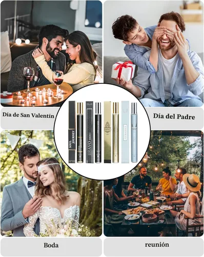 Vista 7 de OFUN Colonia para hombres, regalos de perfume para hombre, 6 x 1.2 fl oz, juegos de muestras de colonia para hombres, muestras de perfumes
