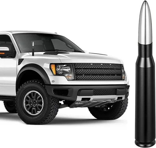Vista 10 de Antena de bala de coche de 5.4 pulgadas para Ford Serie F F150 F250 F350 GMC Sierra Jeep Patriot 2007-2017 Chevy Silverado Dodge RAM 1500 2500 3500