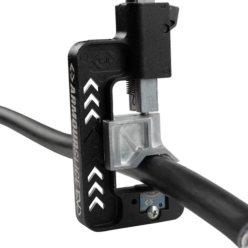 Vista 4 de C.K Tools ArmourSlice Evo - Pelacables SWA blindado, pelacables eléctricos automáticos de abrazadera rápida, herramientas para pelar cuchillos