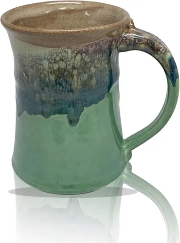 Vista 12 de Clay in Motion Taza grande (Cobalt Canyon)