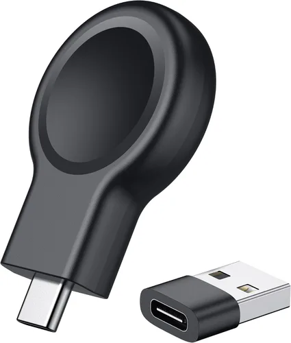 Vista 11 de para Apple Watch Charger, cargador portátil magnético de doble Aa-blanco