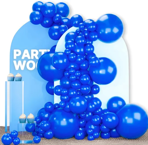 Vista 47 de PartyWoo - Globos nude de 140 piezas en diferentes tamaños de 18, 12, 10, 5 pulgadas, kit de arco de globos de color neutro y melocotón estilo boho
