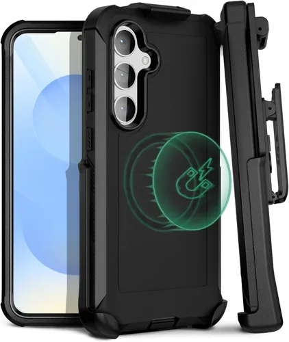 Vista 10 de MOTIVE Funda resistente para Samsung Galaxy S24 Ultra, clip para cinturón