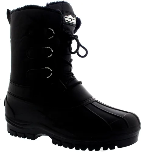 Vista 3 de Botas Polar de invierno, con cordones, de nailon, cortas, para invierno y nieve, para hombre