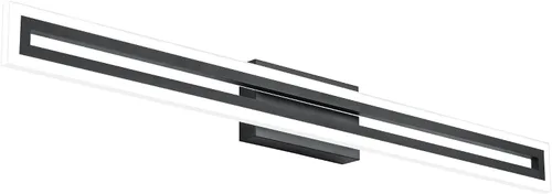 Vista 21 de SOLFART Luces de tocador de baño sobre espejo 14W 60 cm Luz de baño moderna negra 6000K ND