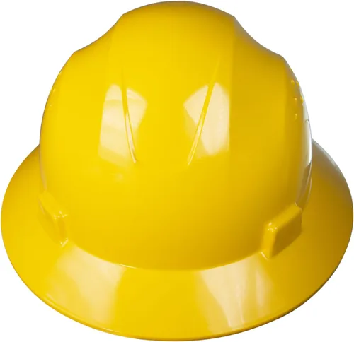 Vista 9 de EPP Por JORESTECH - Casco de Seguridad de Ala Completa Estilo HDPE con Suspensión de Trinquete Ajustable Para Trabajo, Hogar, y Protección General
