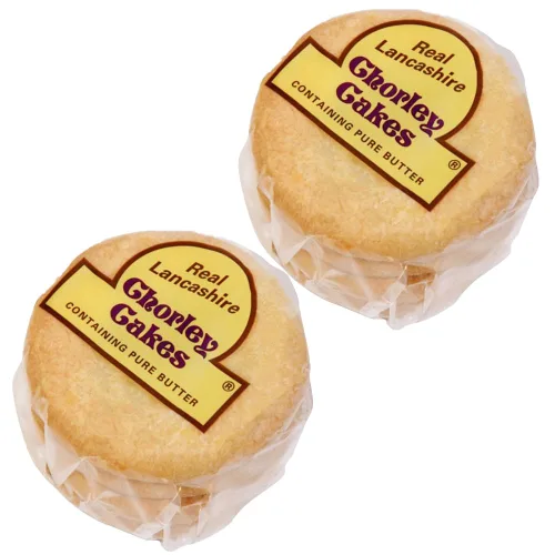 Vista 8 de Real Lancashire Eccles Cake - Bocadillos británicos hechos con mantequilla pura y grosellas secas, pastel afrutado tradicional y delicioso