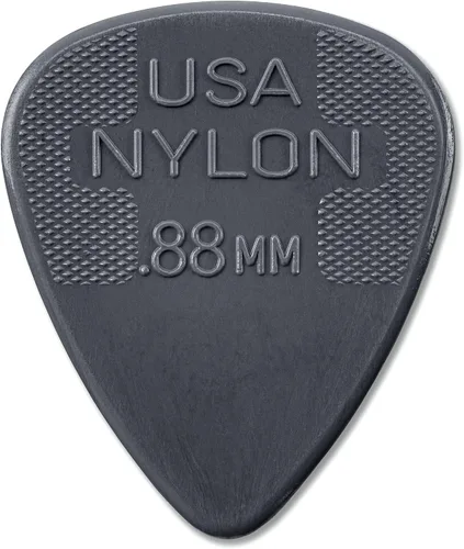 Vista 10 de JIM DUNLOP 44P100 - Púas de guitarra estándar de nailon de 0.039 pulgadas, paquete de 12