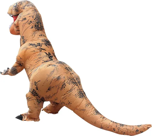Vista 7 de NBSAIRMO Inflatable Dinosaur Costume for Adult Halloween Dinosaur Costume Blow up T Rex Adults Costumes Air Dinosaur Suit
