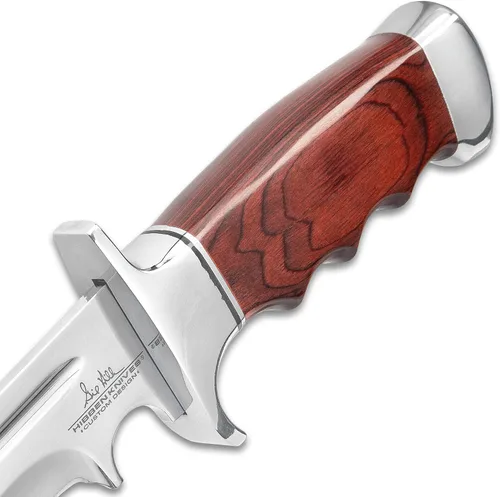 Vista 6 de Gil Hibben Legionnaire Bowie Knife II con funda de cinturón de cuero