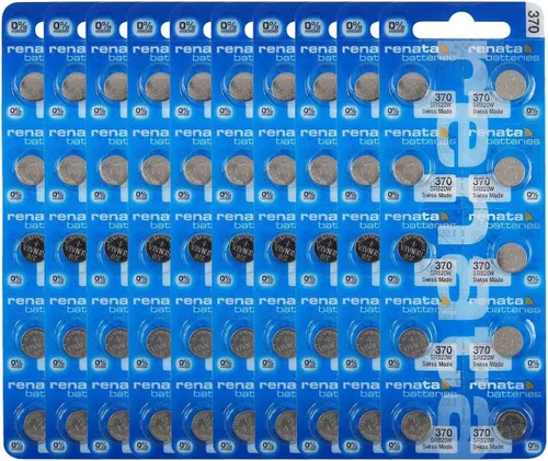 Vista 11 de Renata 370 SR920W Baterías – 1.55 V Óxido de Plata 370 Batería de reloj (2 unidades)