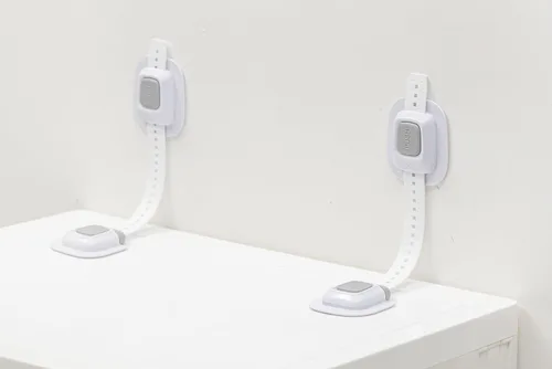 Vista 9 de YEYA - Anclajes de pared para muebles sin taladro, anti punta Ajustable, a prueba de bebés, mejorado 2P