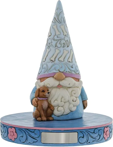 Vista 5 de Enesco Jim Shore Heartwood Creek - Figura de gnomo con perro, 5.71 pulgadas, multicolor
