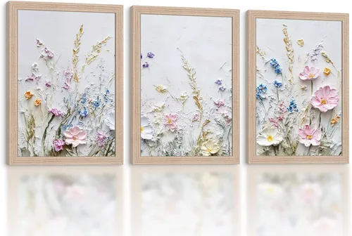 Vista 17 de Lienzo enmarcado con vista de montaña en 3D, arte de pared, paisaje al óleo, póster de naturaleza, galería, lienzo enmarcado, arte de bosque