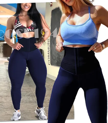Vista 3 de CROSS1946 Leggings de entrenamiento de cintura para mujer, cintura alta, levantamiento de glúteos, pantalones de yoga con control de abdomen
