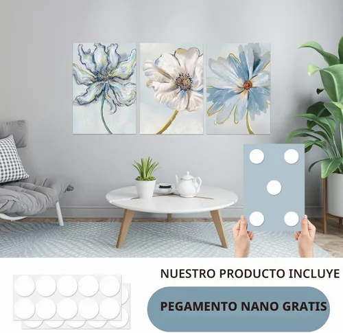 Vista 3 de Arte Acústico de Pared Paneles Acústicos, 16"X12" Acolchado Insonorizante, 3 Piezas Paneles de Pared Acústicos Insonorizados, Paneles Autoadhesivos