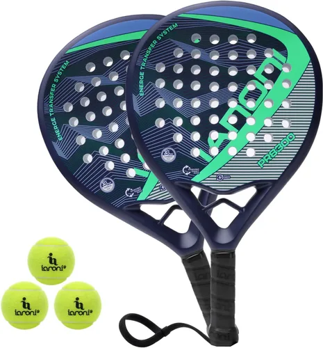 Vista 11 de ianoni Padel Racket Carbon Fiber Surface with EVA Memory Flex Foam Core Padel Tennis Racquets Paddle Tennis Racket