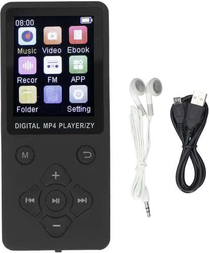 Vista 9 de Reproductor de MP3 de 64 GB, Bluetooth 5.0 reproductor de música portátil de calidad de sonido de alta fidelidad, reproductor de MP3 y MP4
