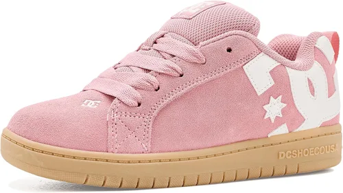 Vista 16 de DC Kids Court Graffik Skate Shoe Negro/Rosa