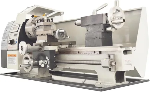 Vista 2 de Torno de metal de sobremesa de 8 "* 16", torno de metal de precisión de roscas de pulgadas, mini torno 900W motor sin escobillas, velocidad variable