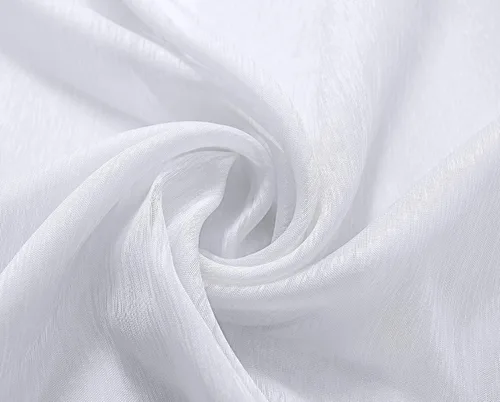 Vista 2 de RT Designers Collection Celine - Cortina transparente con bolsillo para barra, 54 x 90 pulgadas, color blanco