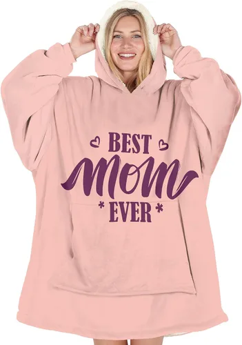 Vista 21 de Warmstorey Manta con Capucha Portátil para Mamá Esposa La Mejor Sudadera de Todos los Tiempos - Regalo de Navidad del Esposo Hija Aniversario