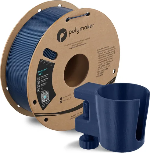 Vista 35 de Polymaker Filamento ABS Pro para impresora 3D de 0.069 pulgadas, color negro, ABS de grado de ingeniería de 2.2 lbs con alta resistencia al calor