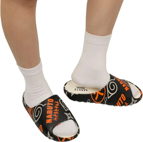 Vista 5 de Bioworld Naruto Shippuden Toss Icons Mens Slides