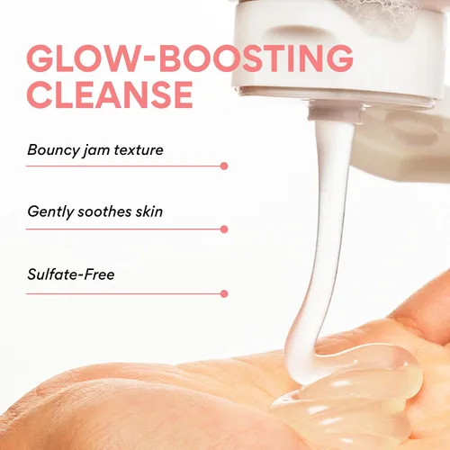 Vista 2 de innisfree Cherry Blossom Dewy Glow Jam Cleanser Daily Face Wash, 5.29 onzas líquidas (paquete de 1)