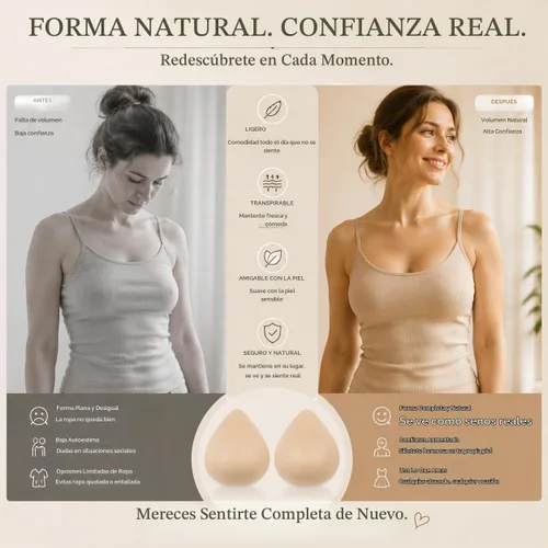Vista 4 de 1 Pair Cotton Breast Forms Light Ventilation Sponge Boobs for Women Mastectomy Breast Cancer Support Holey Lágrima