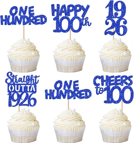 Vista 9 de 30 piezas negras para cupcakes de 10.º cumpleaños con purpurina Ten Happy 10 Straight Outta 2016 para saludos a 10 años 10 cumpleaños, boda Negro