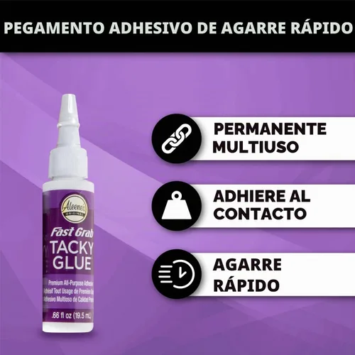 Vista 6 de Aleene's Tacky Glue Trial Pack, Craft Glue, 5 Pack 0.66 oz Each
