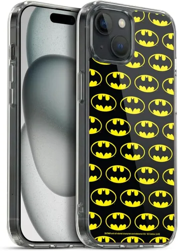 Vista 373 de Head Case Designs Funda de gel con licencia oficial de Batman DC Comics Bat Signal Logos [protección de grado militar] compatible con Apple iPhone 7