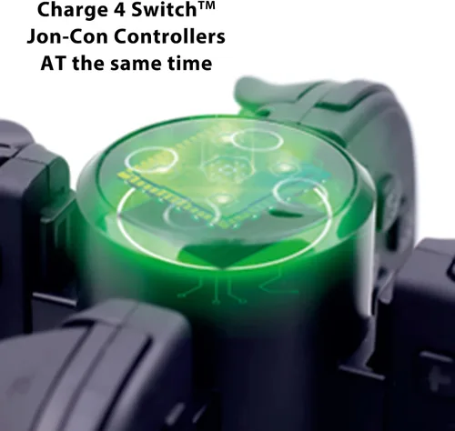 Vista 3 de Joycon - Base de carga para controlador de interruptor, accesorios de interruptor compatibles con Switch Joycon, cargador de interruptor 4 en 1