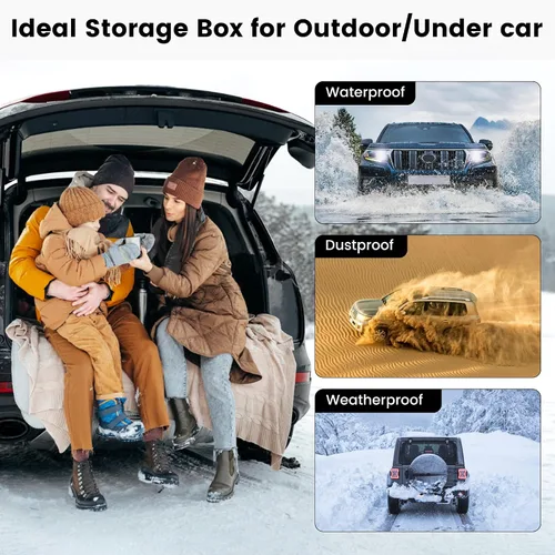 Vista 4 de Magnetic Key Holder Under Car, Hide A Key Outdoor/Under Car, Waterproof Magnetic Key Hider Outdoor